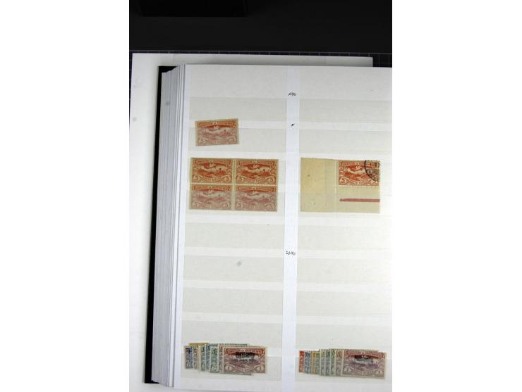  1920/23, postfrischer, ungebrauchter und gestempelter Bestand im Lagerbuch