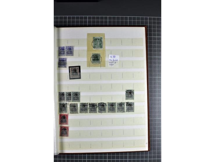 1920, ungebrauchte und gestempelte Sammlung mit über 1200 Werten, meist Sarg-Ausgabe, dabei einige Besonderheiten wie Mi.-Nr.