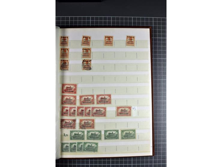 1920, ungebrauchte und gestempelte Sammlung mit über 1200 Werten, meist Sarg-Ausgabe, dabei einige Besonderheiten wie Mi.-Nr.