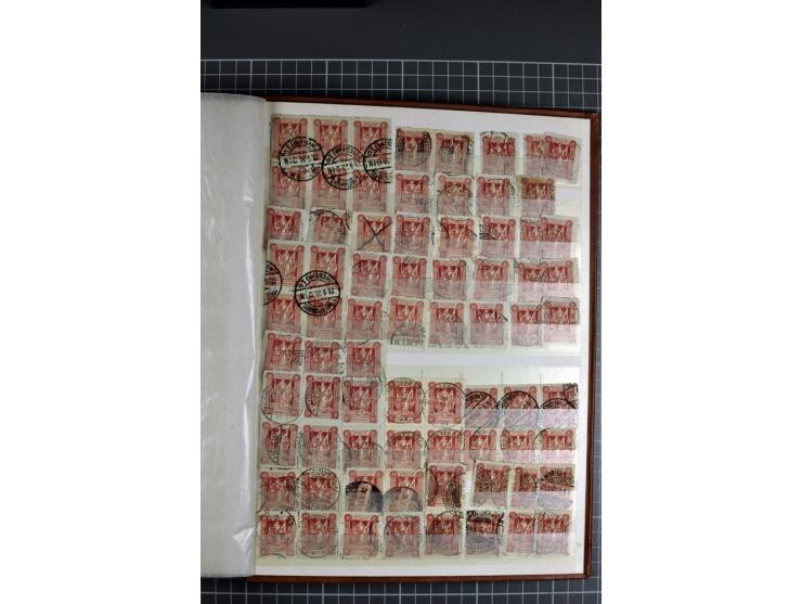 1920, ungebrauchte und gestempelte Sammlung mit über 1200 Werten, meist Sarg-Ausgabe, dabei einige Besonderheiten wie Mi.-Nr.