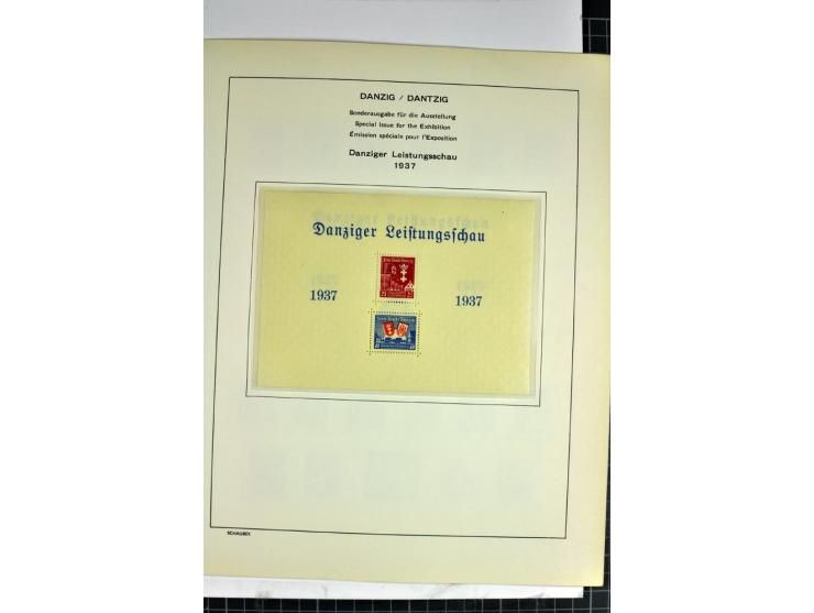 1920/39, vorwiegend ungebrauchte Sammlung mit vielen besseren Werten dabei u.a. Mi.-Nr. 47-49 mit Fotoattest Schüler und Hoch