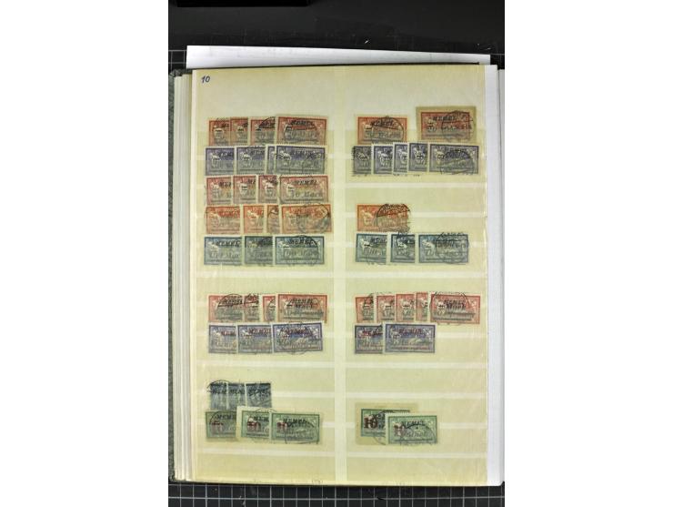 1920/22, gestempelter Bestand im Einsteckbuch (Mi. nach Angabe des Einlieferers ca. 9.000,-)