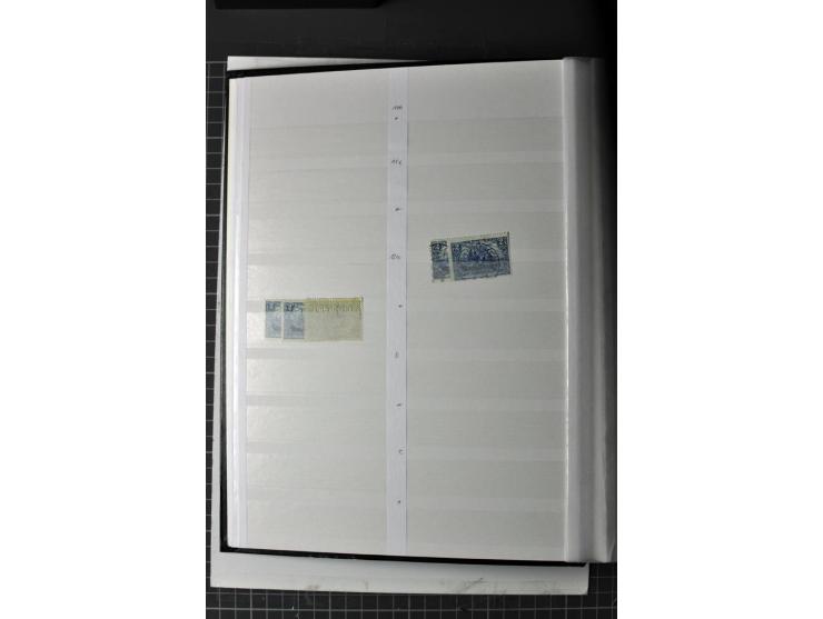  1920/23, postfrischer, ungebrauchter und gestempelter Bestand mit mittleren Ausgaben, einige sign., in 2 Lagerbüchern