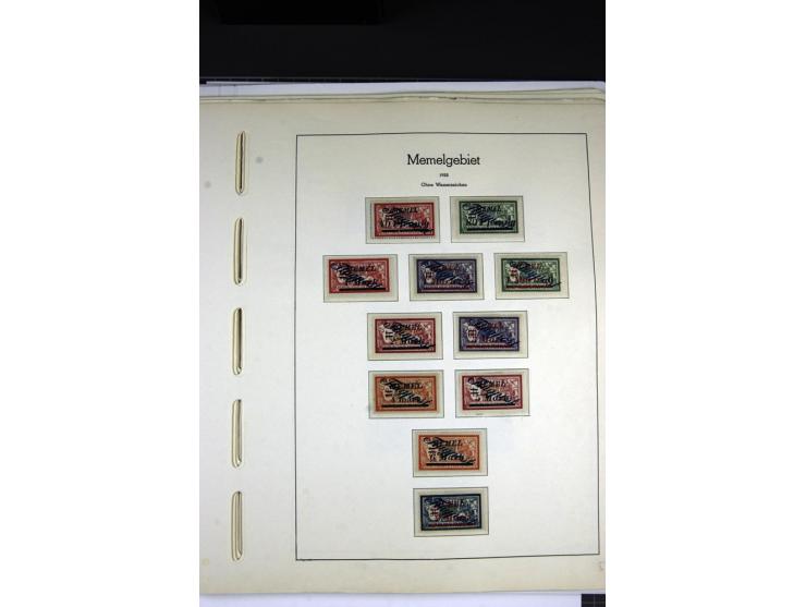  1920/39, ungebrauchte und gestempelte Partie mit Rest- und Teilsammlungen, dabei gute Ausgaben, aber auch fragwürdige Stempe