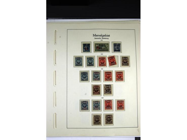  1920/39, ungebrauchte und gestempelte Partie mit Rest- und Teilsammlungen, dabei gute Ausgaben, aber auch fragwürdige Stempe