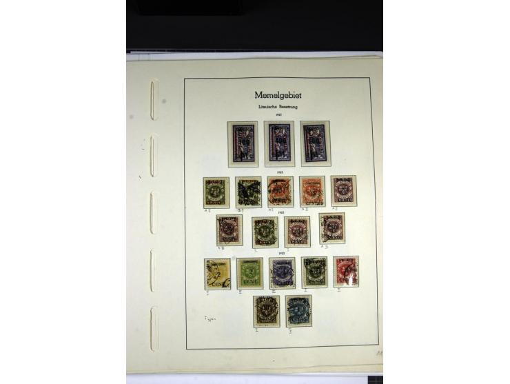  1920/39, ungebrauchte und gestempelte Partie mit Rest- und Teilsammlungen, dabei gute Ausgaben, aber auch fragwürdige Stempe