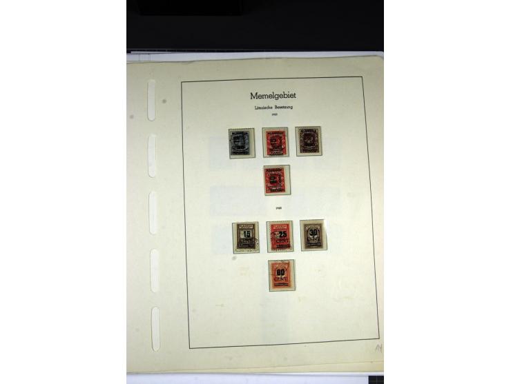  1920/39, ungebrauchte und gestempelte Partie mit Rest- und Teilsammlungen, dabei gute Ausgaben, aber auch fragwürdige Stempe