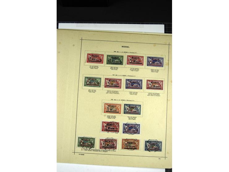  1920/39, ungebrauchte und gestempelte Partie mit Rest- und Teilsammlungen, dabei gute Ausgaben, aber auch fragwürdige Stempe