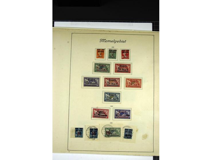  1920/39, ungebrauchte und gestempelte Partie mit Rest- und Teilsammlungen, dabei gute Ausgaben, aber auch fragwürdige Stempe