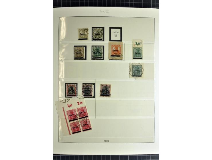 1920/1934, sehr umfangreiche gestempelte Sammlung mit einigen Briefstücken und Belegen, dabei bessere und kpl. Ausgaben, Farb