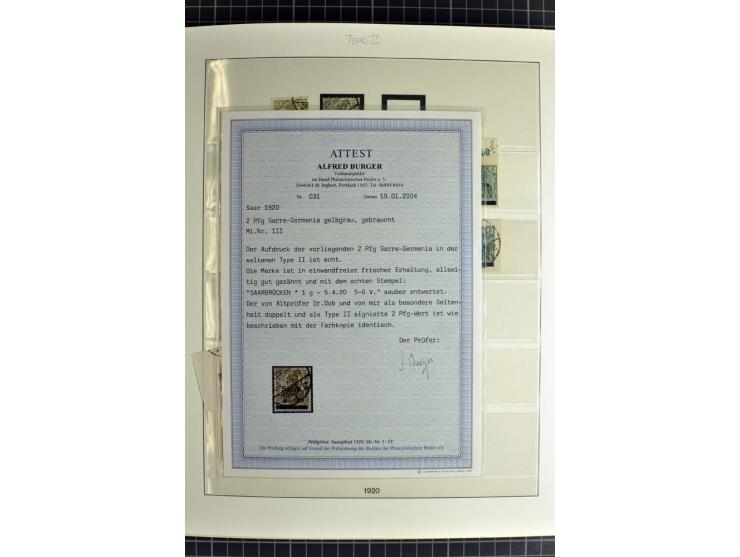 1920/1934, sehr umfangreiche gestempelte Sammlung mit einigen Briefstücken und Belegen, dabei bessere und kpl. Ausgaben, Farb