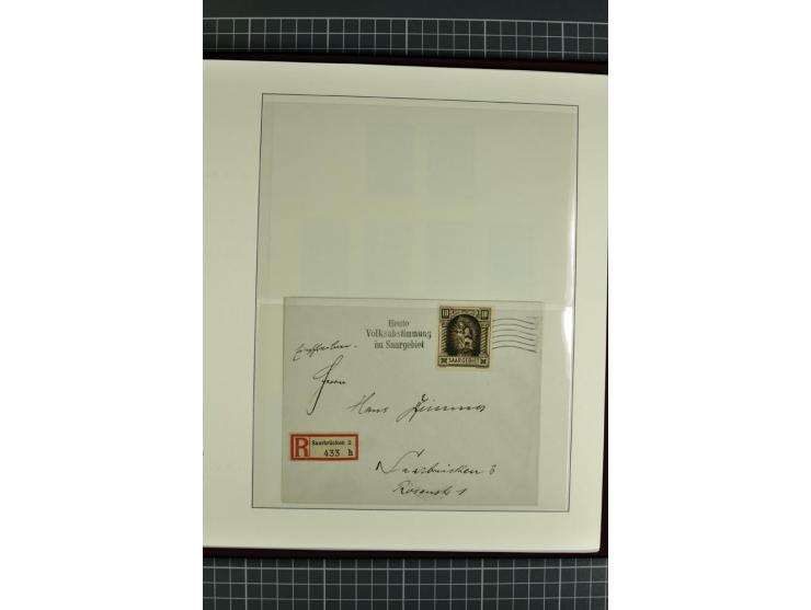 1920/1934, sehr umfangreiche gestempelte Sammlung mit einigen Briefstücken und Belegen, dabei bessere und kpl. Ausgaben, Farb