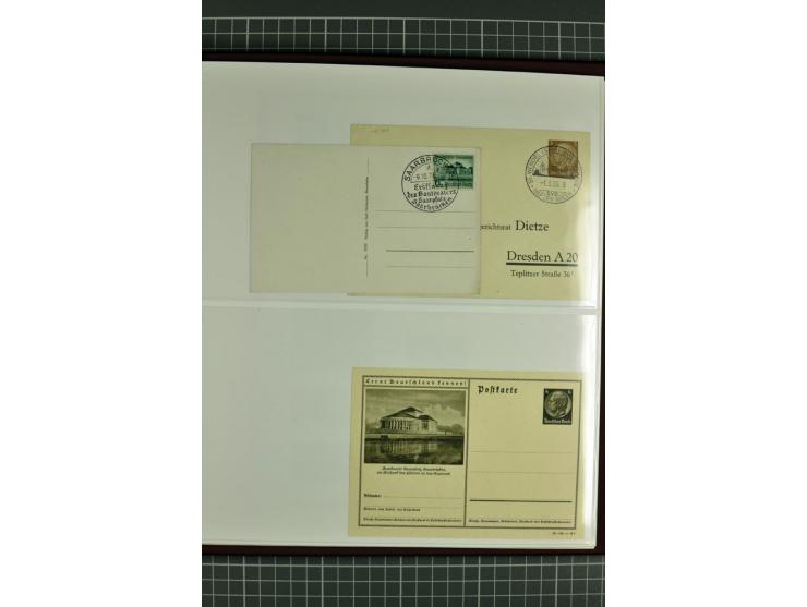 1920/1934, sehr umfangreiche gestempelte Sammlung mit einigen Briefstücken und Belegen, dabei bessere und kpl. Ausgaben, Farb
