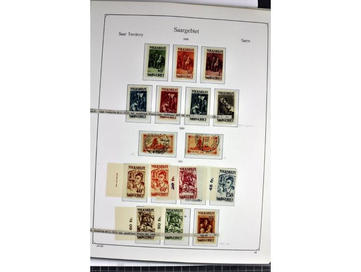  1920/59, postfrische, ungebrauchte und gestempelte Sammlung, bis auf Mi.-Nr. 171-77 (dafür 199-205 doppelt) in den Hauptnumm
