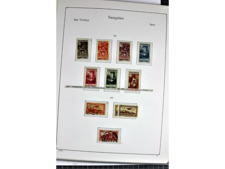  1920/59, postfrische, ungebrauchte und gestempelte Sammlung, bis auf Mi.-Nr. 171-77 (dafür 199-205 doppelt) in den Hauptnumm
