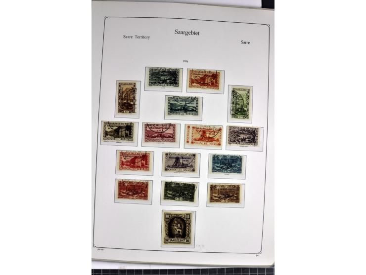  1920/59, postfrische, ungebrauchte und gestempelte Sammlung, bis auf Mi.-Nr. 171-77 (dafür 199-205 doppelt) in den Hauptnumm