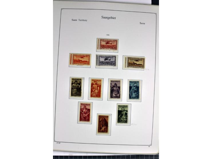  1920/59, postfrische, ungebrauchte und gestempelte Sammlung, bis auf Mi.-Nr. 171-77 (dafür 199-205 doppelt) in den Hauptnumm