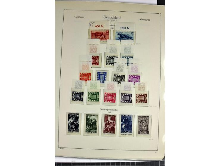  1920/59, postfrische, ungebrauchte und gestempelte Sammlung, bis auf Mi.-Nr. 171-77 (dafür 199-205 doppelt) in den Hauptnumm