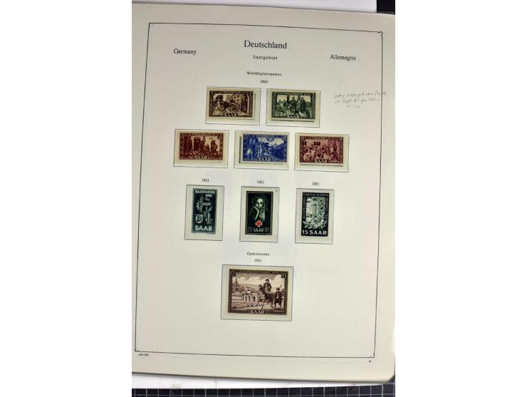  1920/59, postfrische, ungebrauchte und gestempelte Sammlung, bis auf Mi.-Nr. 171-77 (dafür 199-205 doppelt) in den Hauptnumm