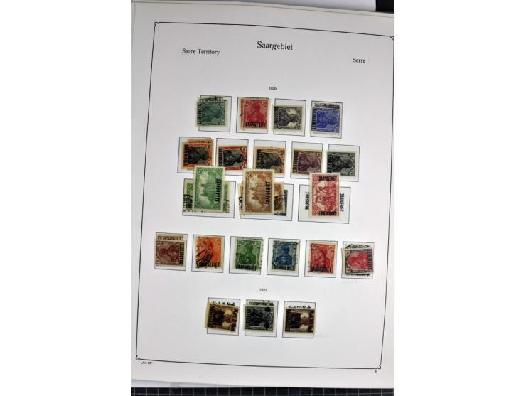  1920/59, postfrische, ungebrauchte und gestempelte Sammlung, bis auf Mi.-Nr. 171-77 (dafür 199-205 doppelt) in den Hauptnumm