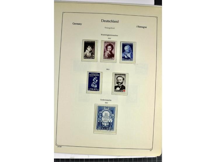  1920/59, postfrische, ungebrauchte und gestempelte Sammlung, bis auf Mi.-Nr. 171-77 (dafür 199-205 doppelt) in den Hauptnumm