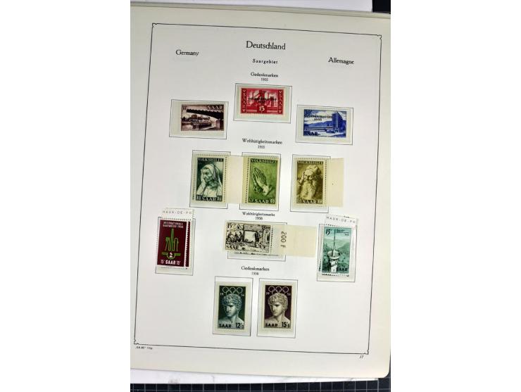  1920/59, postfrische, ungebrauchte und gestempelte Sammlung, bis auf Mi.-Nr. 171-77 (dafür 199-205 doppelt) in den Hauptnumm