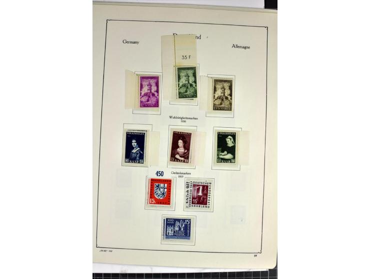  1920/59, postfrische, ungebrauchte und gestempelte Sammlung, bis auf Mi.-Nr. 171-77 (dafür 199-205 doppelt) in den Hauptnumm