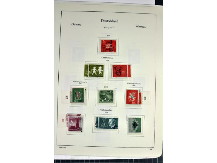  1920/59, postfrische, ungebrauchte und gestempelte Sammlung, bis auf Mi.-Nr. 171-77 (dafür 199-205 doppelt) in den Hauptnumm