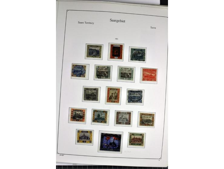 1920/59, postfrische, ungebrauchte und gestempelte Sammlung, bis auf Mi.-Nr. 171-77 (dafür 199-205 doppelt) in den Hauptnumm
