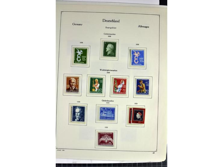  1920/59, postfrische, ungebrauchte und gestempelte Sammlung, bis auf Mi.-Nr. 171-77 (dafür 199-205 doppelt) in den Hauptnumm