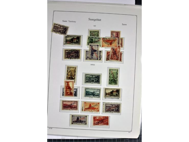  1920/59, postfrische, ungebrauchte und gestempelte Sammlung, bis auf Mi.-Nr. 171-77 (dafür 199-205 doppelt) in den Hauptnumm
