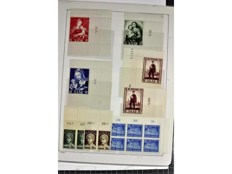  1920/59, postfrische, ungebrauchte und gestempelte Sammlung, bis auf Mi.-Nr. 171-77 (dafür 199-205 doppelt) in den Hauptnumm