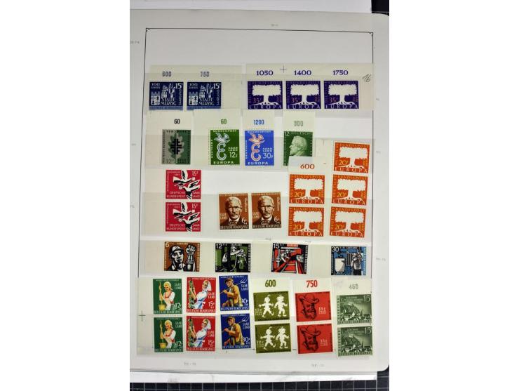  1920/59, postfrische, ungebrauchte und gestempelte Sammlung, bis auf Mi.-Nr. 171-77 (dafür 199-205 doppelt) in den Hauptnumm