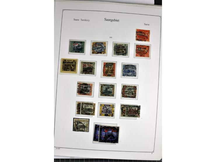  1920/59, postfrische, ungebrauchte und gestempelte Sammlung, bis auf Mi.-Nr. 171-77 (dafür 199-205 doppelt) in den Hauptnumm