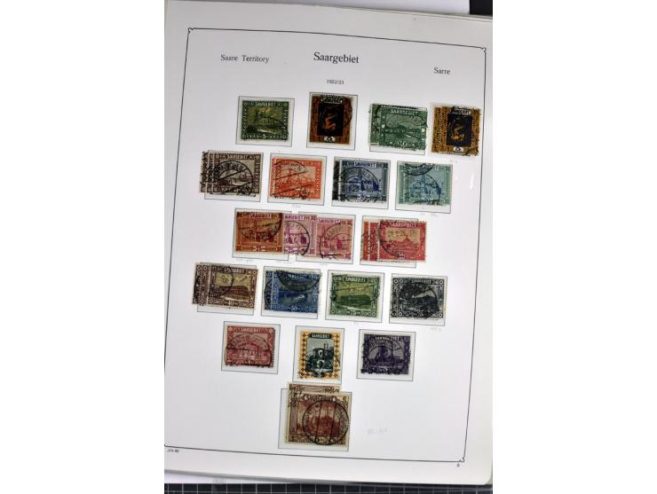  1920/59, postfrische, ungebrauchte und gestempelte Sammlung, bis auf Mi.-Nr. 171-77 (dafür 199-205 doppelt) in den Hauptnumm