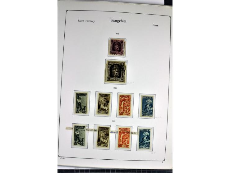  1920/59, postfrische, ungebrauchte und gestempelte Sammlung, bis auf Mi.-Nr. 171-77 (dafür 199-205 doppelt) in den Hauptnumm