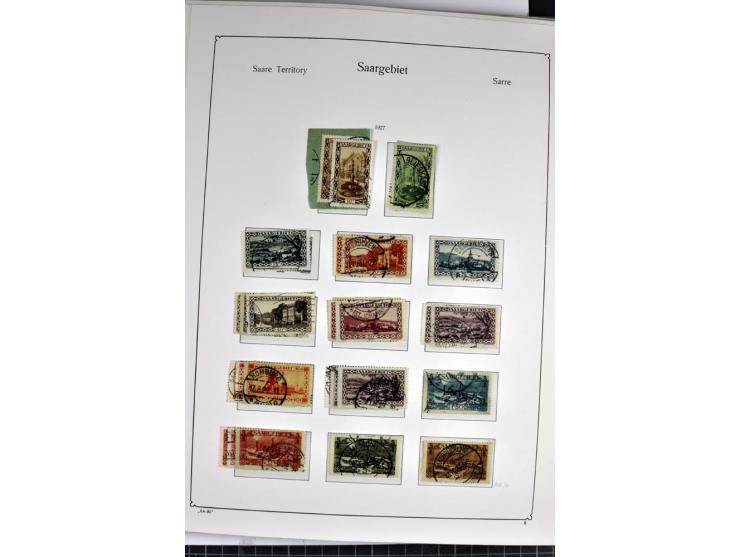  1920/59, postfrische, ungebrauchte und gestempelte Sammlung, bis auf Mi.-Nr. 171-77 (dafür 199-205 doppelt) in den Hauptnumm