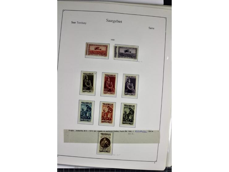  1920/59, postfrische, ungebrauchte und gestempelte Sammlung, bis auf Mi.-Nr. 171-77 (dafür 199-205 doppelt) in den Hauptnumm