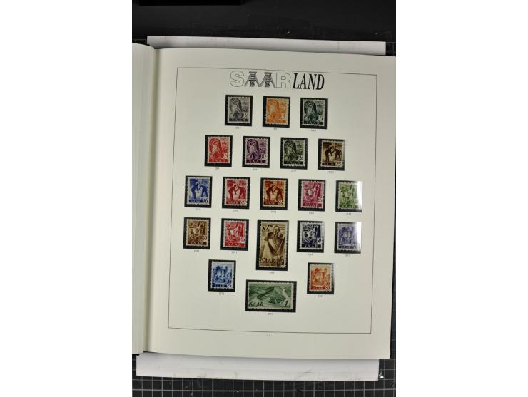 1947/59, postfrische Sammlung im Sieger-Album