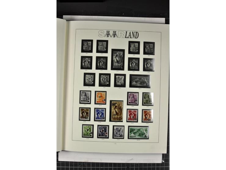 1947/59, postfrische Sammlung im Sieger-Album