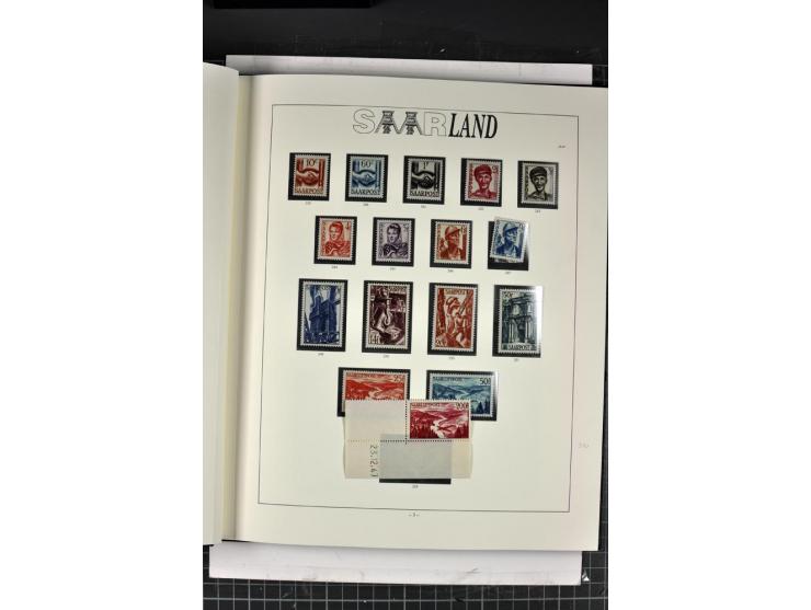 1947/59, postfrische Sammlung im Sieger-Album