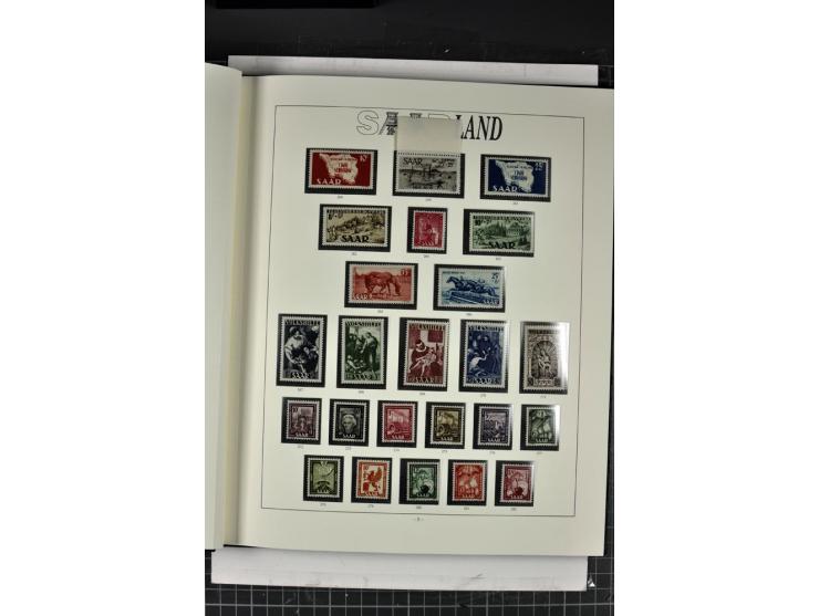 1947/59, postfrische Sammlung im Sieger-Album