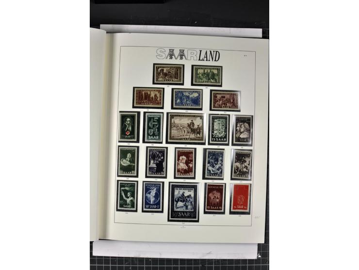 1947/59, postfrische Sammlung im Sieger-Album