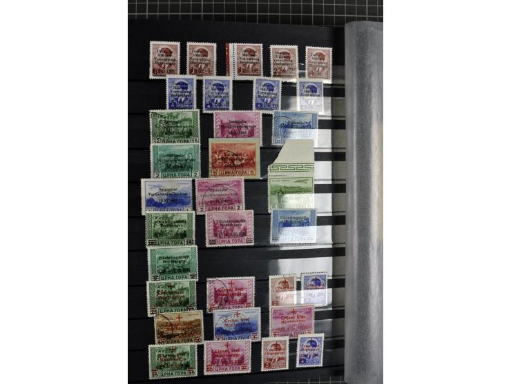 Albanien bis Zara, ungebrauchte/postfrische und gestempelte Sammlung mit einigen Briefen mit einer Vielzahl an besseren Werte