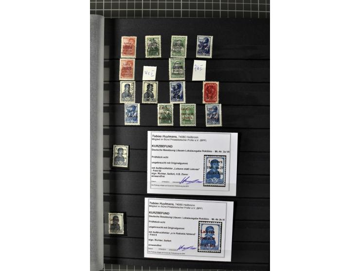 Albanien bis Zara, ungebrauchte/postfrische und gestempelte Sammlung mit einigen Briefen mit einer Vielzahl an besseren Werte