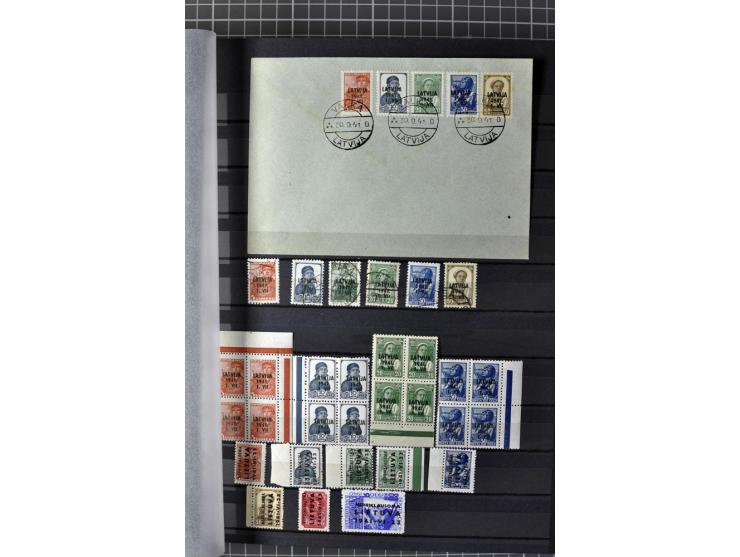 Albanien bis Zara, ungebrauchte/postfrische und gestempelte Sammlung mit einigen Briefen mit einer Vielzahl an besseren Werte
