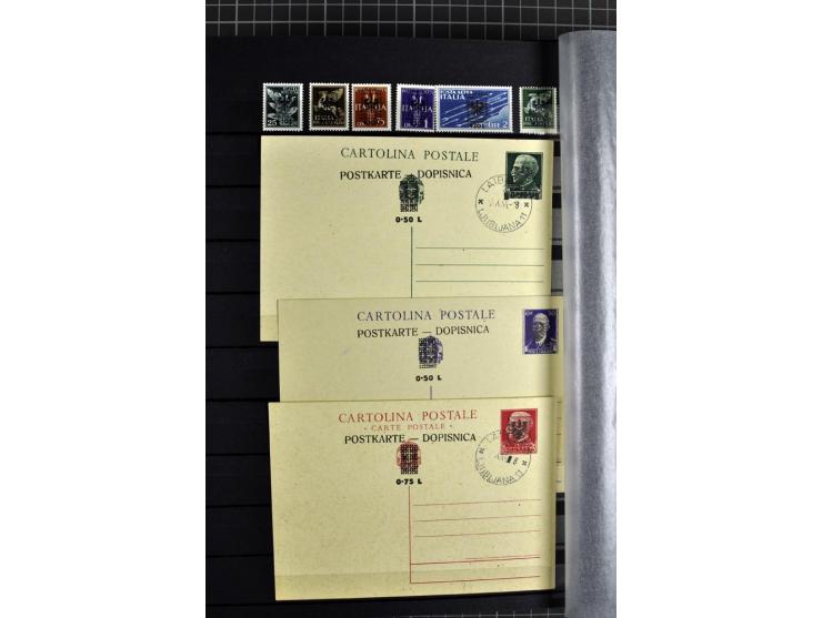 Albanien bis Zara, ungebrauchte/postfrische und gestempelte Sammlung mit einigen Briefen mit einer Vielzahl an besseren Werte