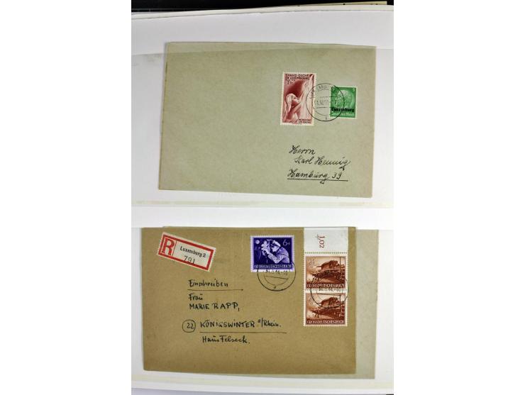 1939/1945, umfangreiche, postfrisch/ungebrauchte und gestempelte Sammlung von Albanien bis Zara mit vielen besseren Werten, d