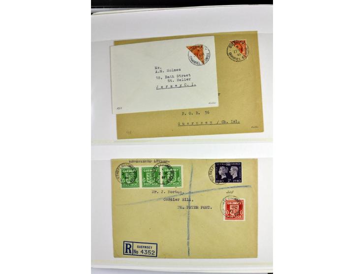 1939/1945, umfangreiche, postfrisch/ungebrauchte und gestempelte Sammlung von Albanien bis Zara mit vielen besseren Werten, d