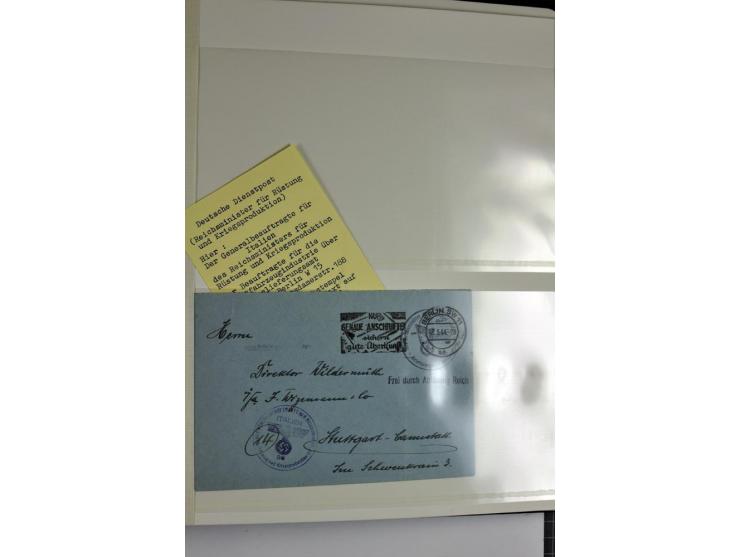 1939/1945, umfangreiche, postfrisch/ungebrauchte und gestempelte Sammlung von Albanien bis Zara mit vielen besseren Werten, d